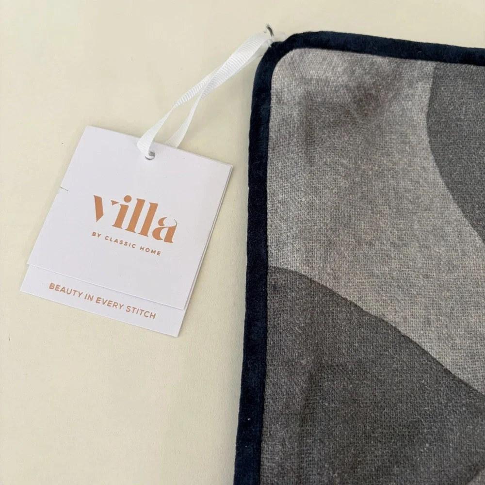 Grey Geometric Decorative Pillow Cover
